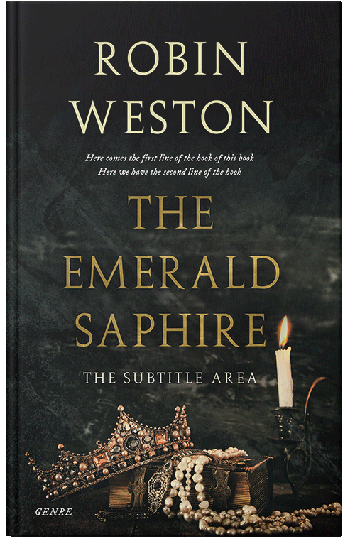 Front view of Premade Historical Book Cover - Heavy Metal