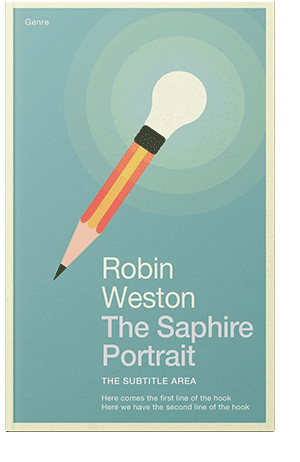 Pre Made Book Cover Shadow Green