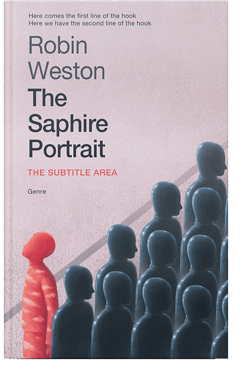 Front view of Oxford Blue #22427 - Premade Health & Mind & Body Book Cover