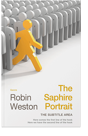 Pre Made Book Cover Gray Nickel