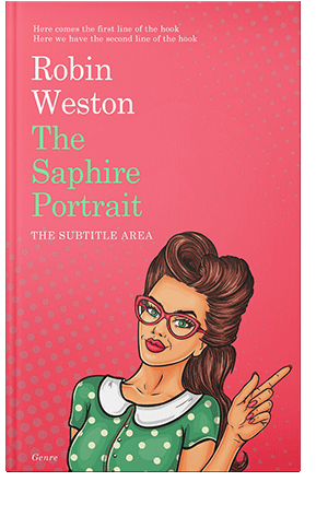 Pre Made Book Cover Brink Pink