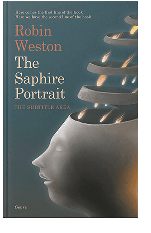 Pre Made Book Cover Limed Spruce