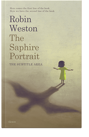 Pre Made Book Cover Thistle Green