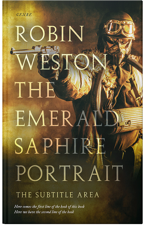 Front view of Mikado #22453 - Premade Apocalyptica Book Cover