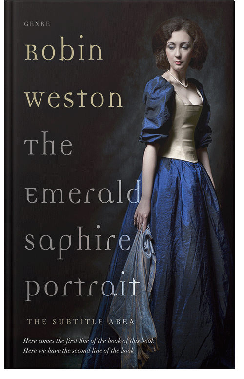 Front view of Woodsmoke #22455 - Premade Historical Book Cover