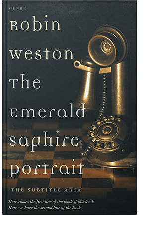 Pre Made Book Cover Outer Space