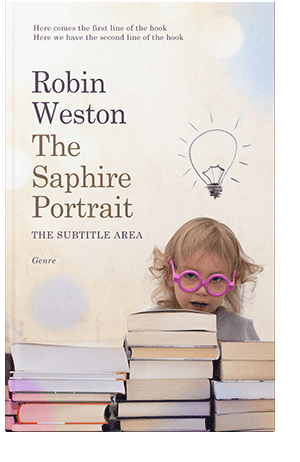 Pre Made Book Cover Dawn Pink