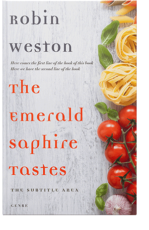 Pre Made Book Cover Bon Jour