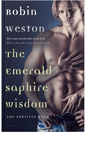 Pre Made Book Cover Steel Gray