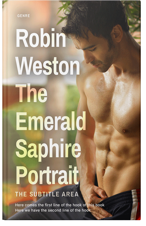 Front view of Premade Erotica Book Cover - Teak
