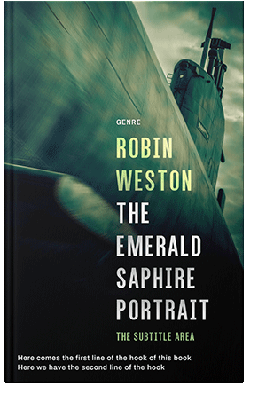 Pre Made Book Cover Black Bean