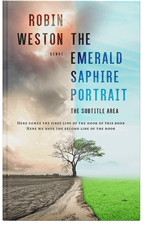 Pre Made Book Cover Celeste