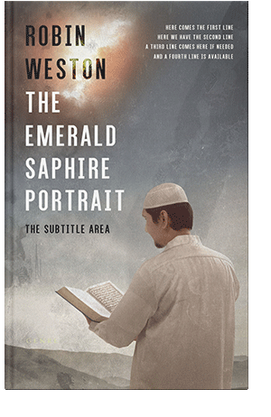 Pre Made Book Cover Natural Gray