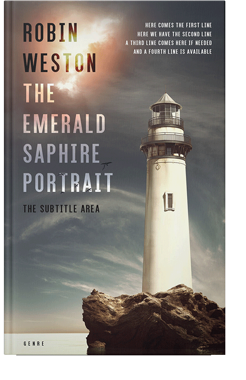 Front view of Emperor #22487 - Premade Literary Fiction Book Cover