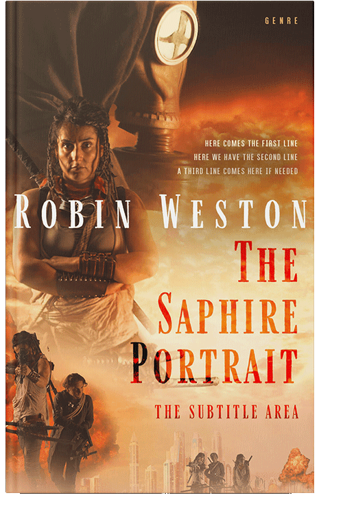 Front view of Cedar #22495 - Premade Apocalyptica Book Cover