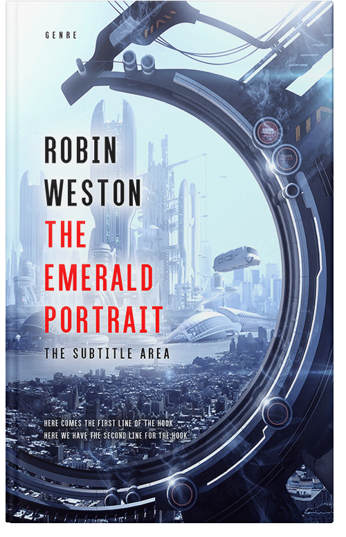 Front view of Premade Science Fiction Book Cover - Cloud Burst