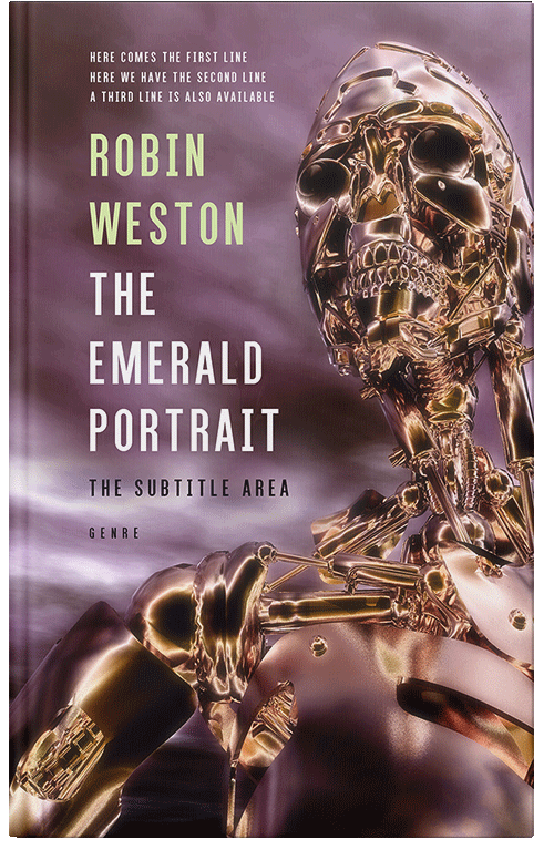 Front view of Ferra #22498 - Premade Science Fiction Book Cover