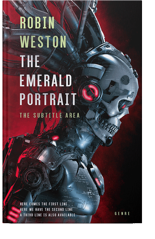 Front view of Thunder #22500 - Premade Apocalyptica Book Cover