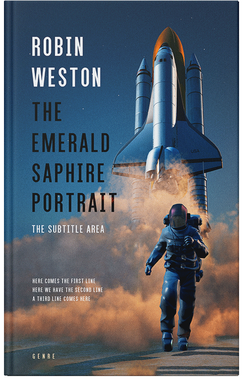 Front view of San Juan #22507 - Premade Science Fiction Book Cover