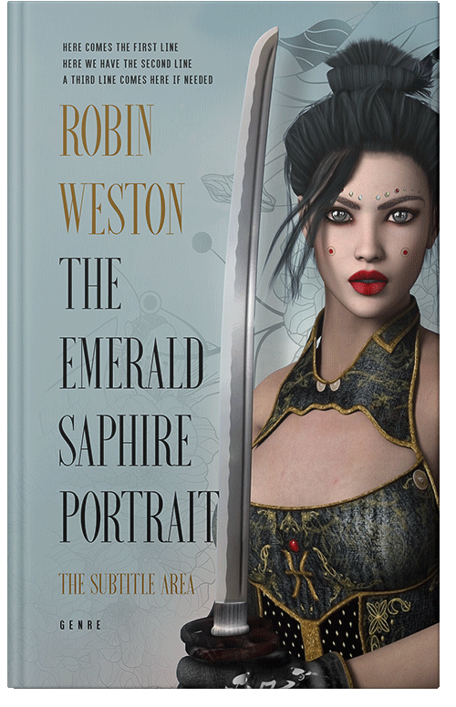 Front view of Premade Fantasy Book Cover - Edward
