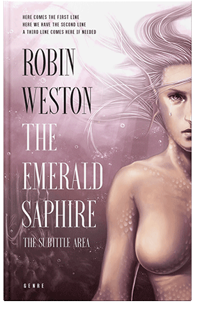 Pre Made Book Cover Blossom