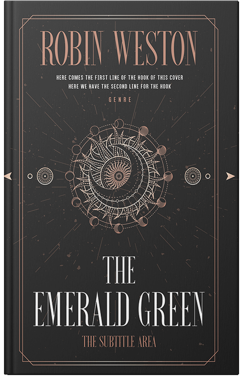 Front view of Mine Shaft #22515 - Premade Fantasy Book Cover