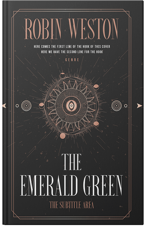 Front view of Mine Shaft #22517 - Premade Fantasy Book Cover