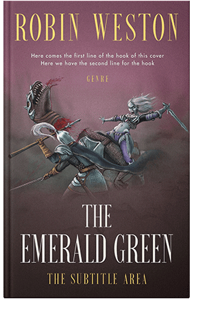 Pre Made Book Cover Eggplant