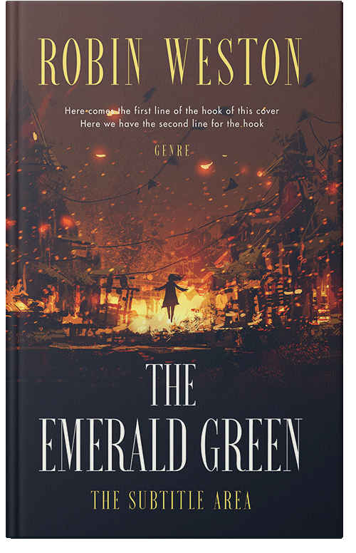 Front view of Premade Apocalyptica Book Cover - Thunder