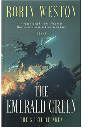 Pre Made Book Cover Limed Spruce