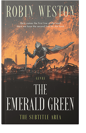 Pre Made Book Cover Taupe