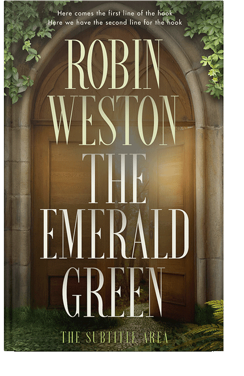 Front view of Metallic Bronze #22526 - Premade Fantasy Book Cover