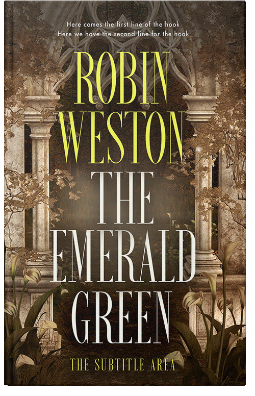 Front view of Black Marlin #22527 - Premade Fantasy Book Cover