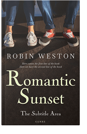 Pre Made Book Cover Cocoa Brown