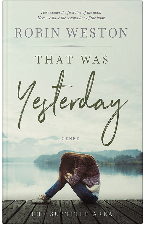 Front view of Periglacial Blue #22535 - Premade Teen & Young Adult Book Cover