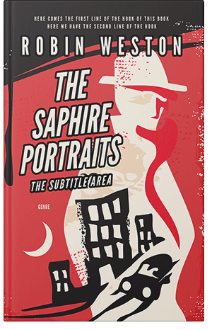 Pre Made Book Cover Ecru White