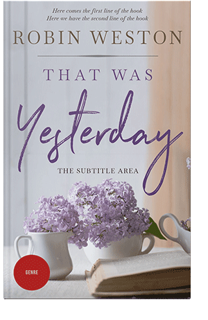 Pre Made Book Cover Pale Slate