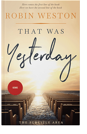 Pre Made Book Cover Cocoa Brown