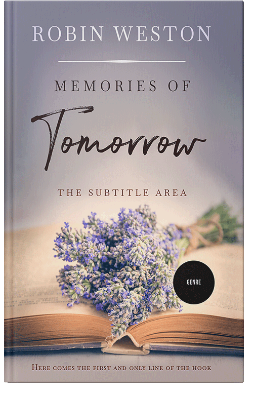 Front view of Premade Health & Mind & Body Book Cover - Silk