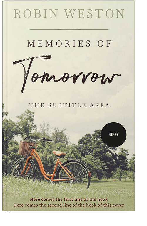 Front view of White Rock #22552 - Premade Literary Fiction Book Cover