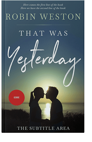 Pre Made Book Cover Oxford Blue