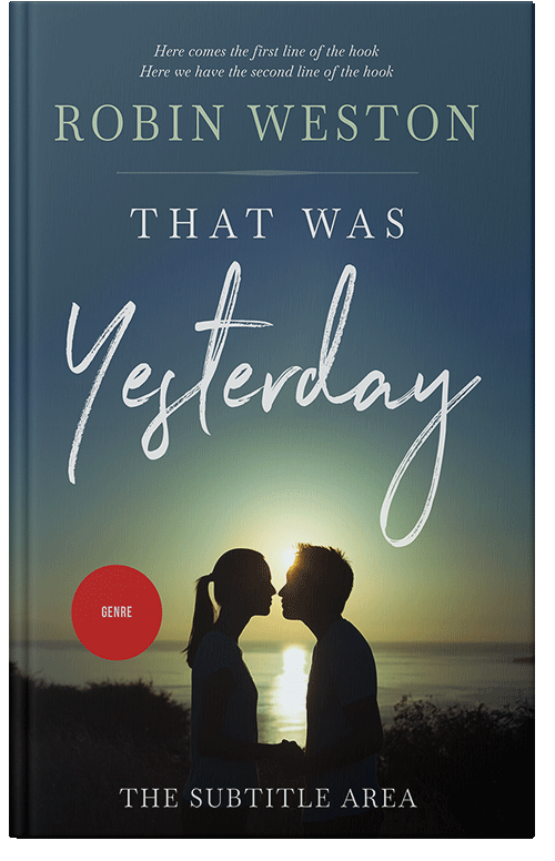 Front view of Oxford Blue #22557 - Premade Romance Book Cover