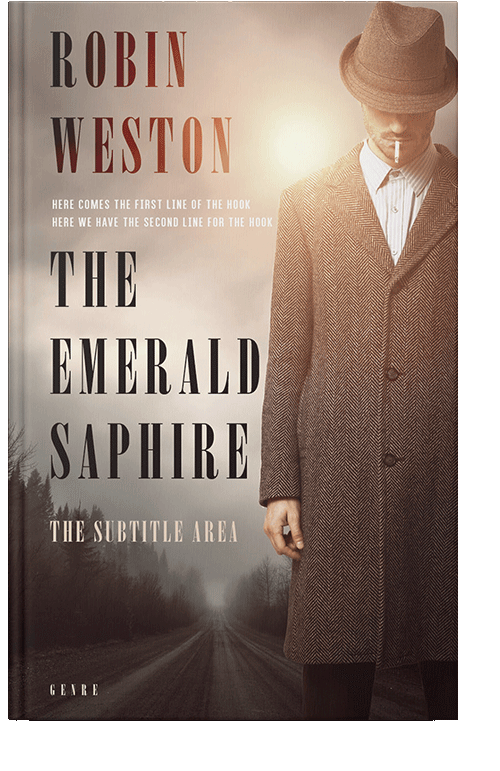 Front view of Rodeo Dust #22568 - Premade Mystery & Thriller & Suspense Book Cover