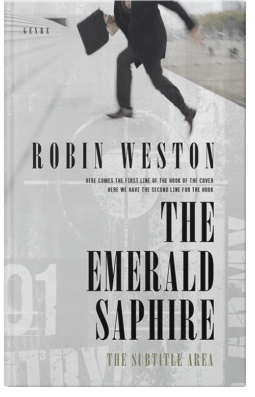 Front view of Premade Mystery & Thriller & Suspense Book Cover - Pumice