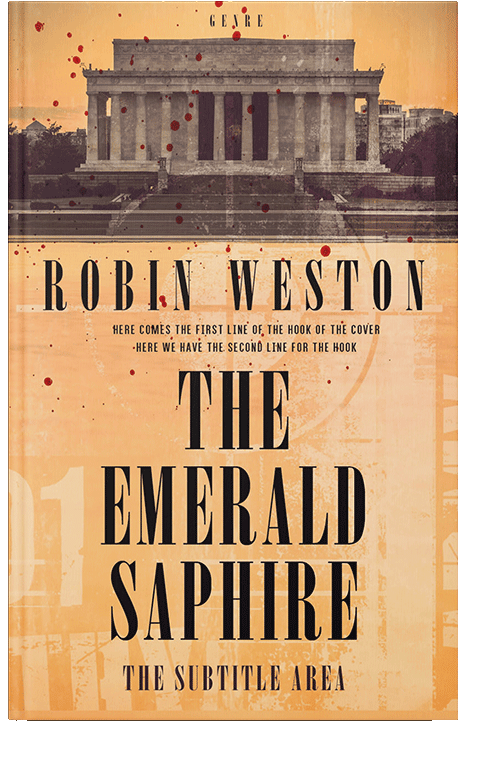 Front view of Manhattan #22574 - Premade Mystery & Thriller & Suspense Book Cover