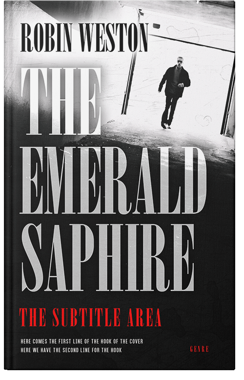 Front view of Premade Mystery & Thriller & Suspense Book Cover - Pale Slate