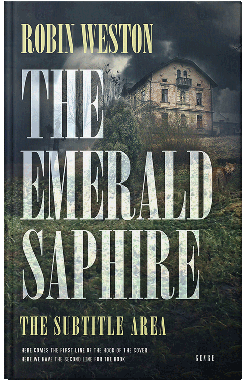 Front view of Moon Mist #22581 - Premade Horror Book Cover