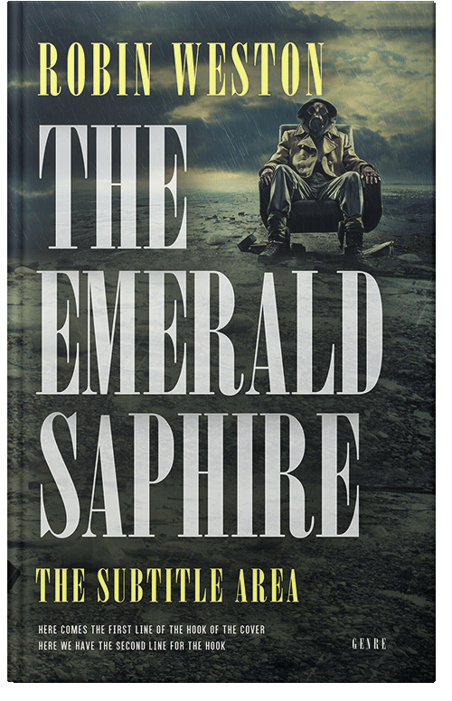 Front view of Premade Apocalyptica Book Cover - Tana