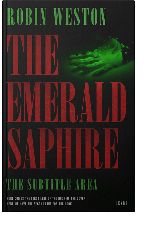 Front view of Tamarillo #22585 - Premade Apocalyptica Book Cover