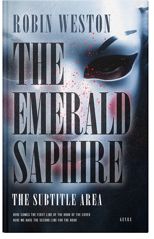 Front view of Mischka #22588 - Premade Horror Book Cover